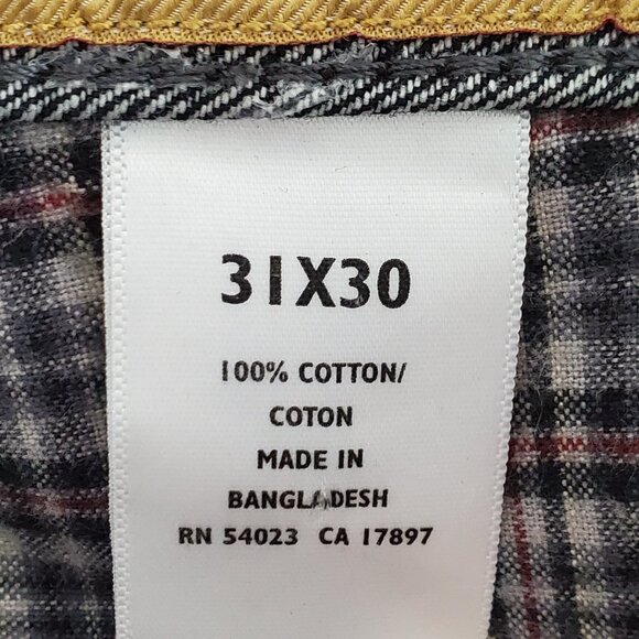 Old Navy Mens Button Fly Low Rise Loose Lined Jeans Size 31 X 30 - Picture 16 of 16